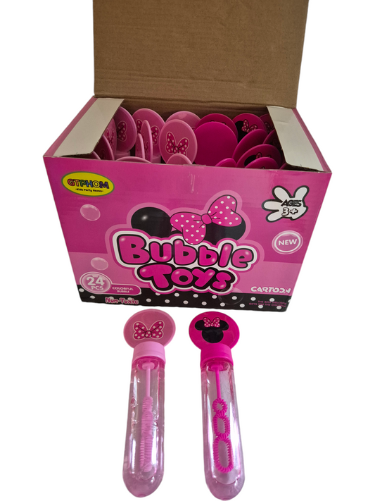 Tubes à bulles minnie
